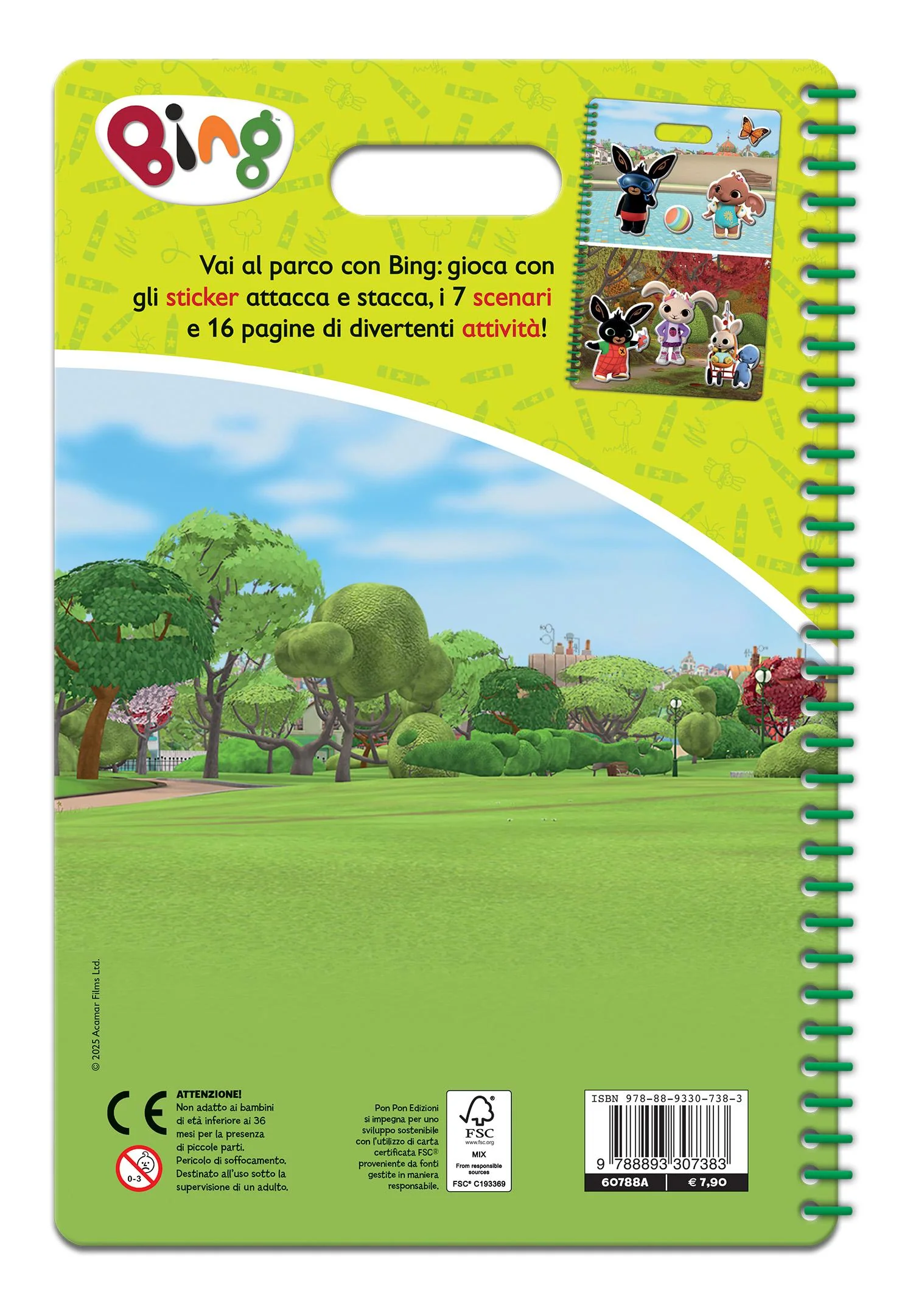 Bing. Puffy sticker. Al parco con Bing! - Image 2