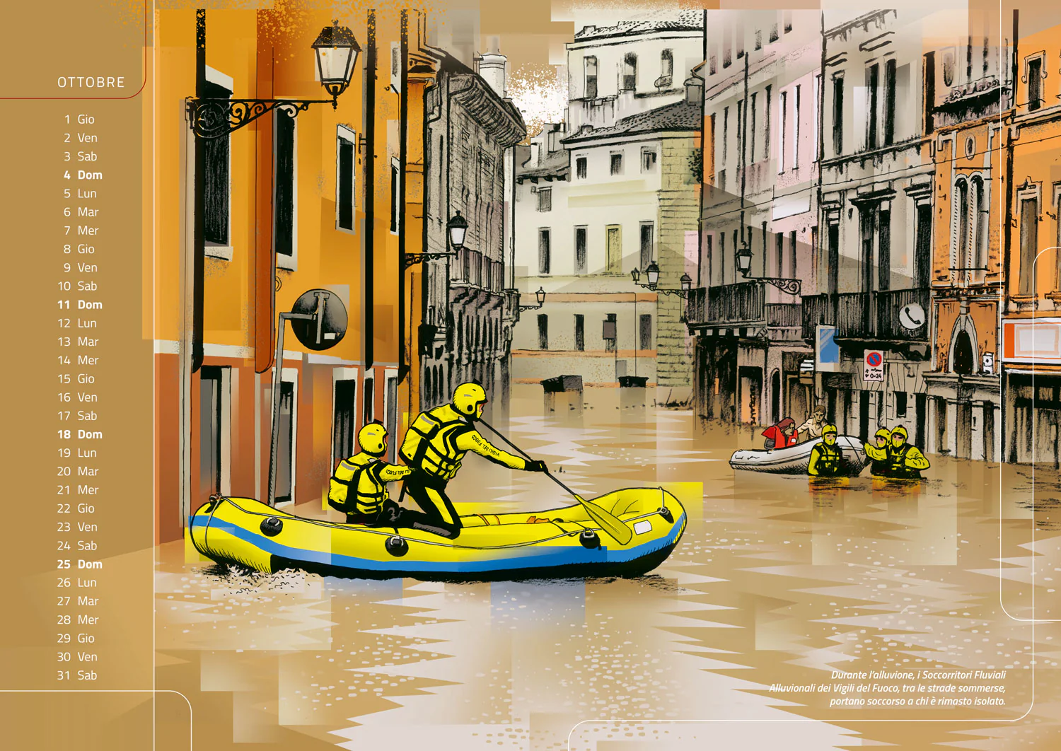 Calendario 2026 Vigili del Fuoco - da parete. Nel segno del soccorso - Image 4