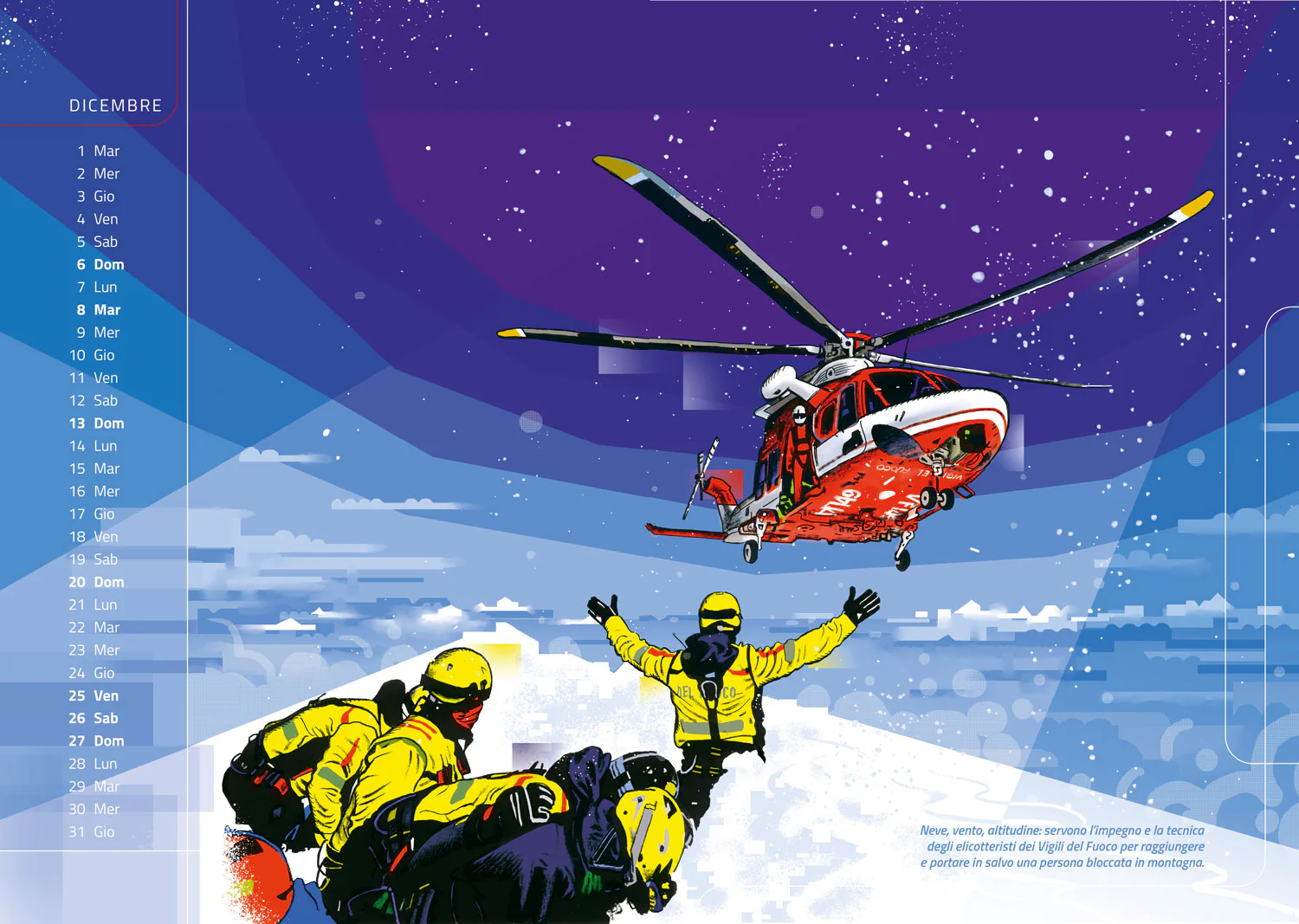 Calendario 2026 Vigili del Fuoco - da parete. Nel segno del soccorso - Image 5