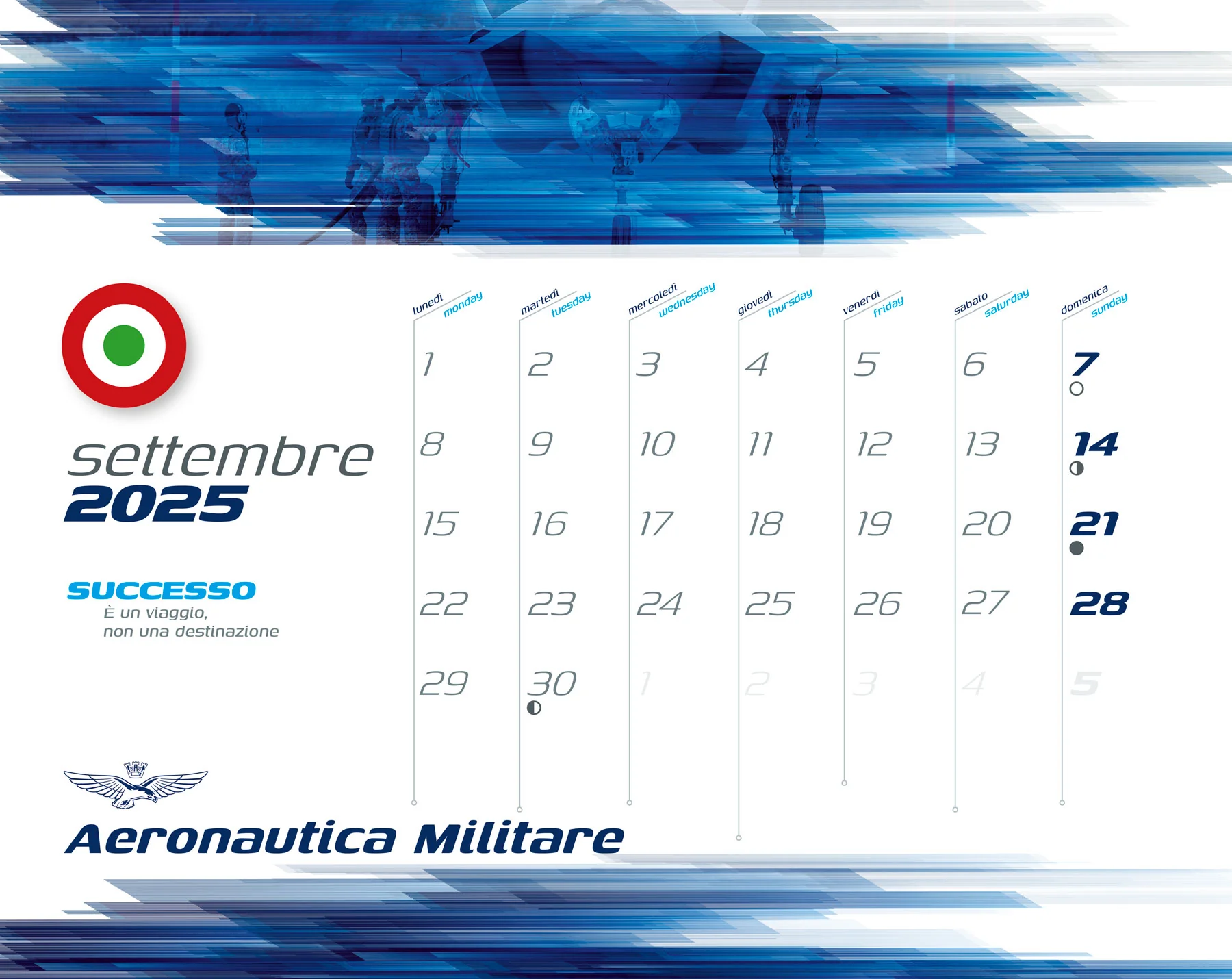 Calendario Aeronautica Militare 2025 - da parete - Image 3