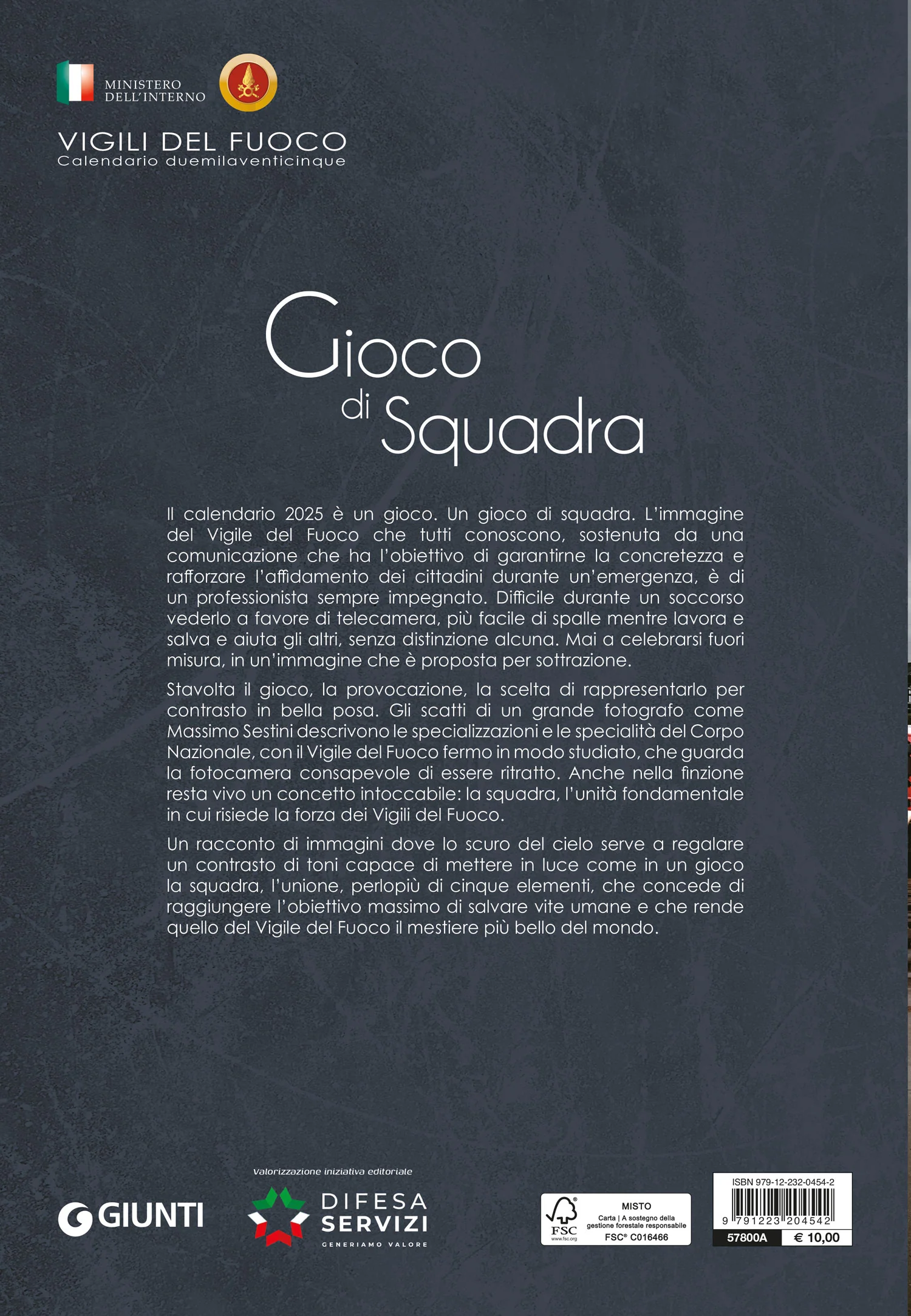 Calendario duemilaventicinque Vigili del Fuoco. Gioco di Squadra - Image 2