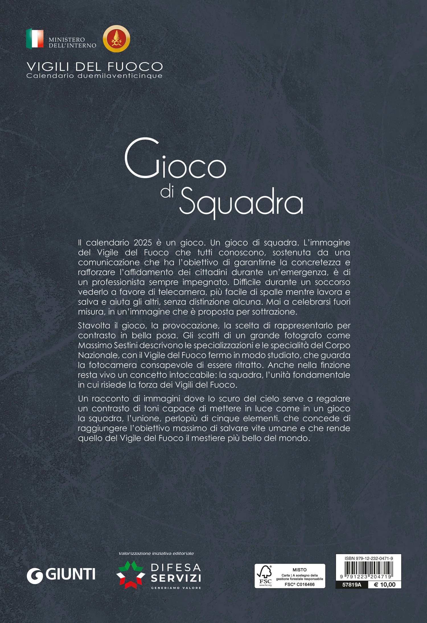 Calendario duemilaventicinque Vigili del Fuoco. Gioco di Squadra - Image 2