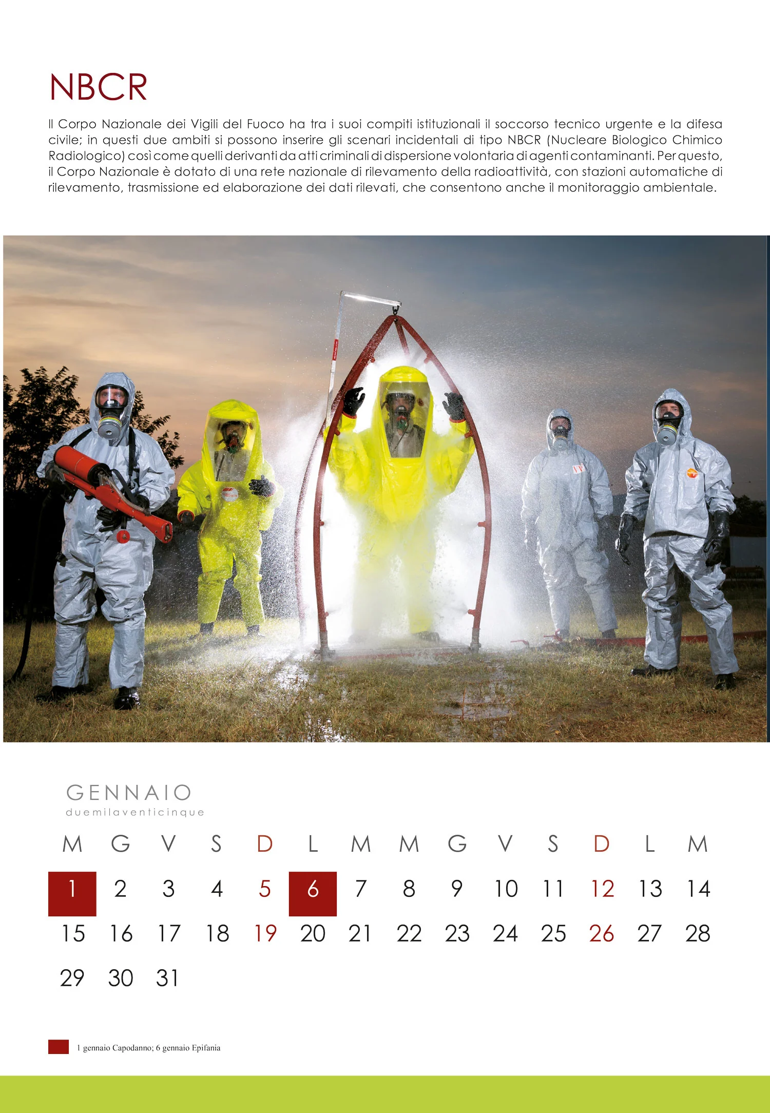 Calendario duemilaventicinque Vigili del Fuoco. Gioco di Squadra - Image 3