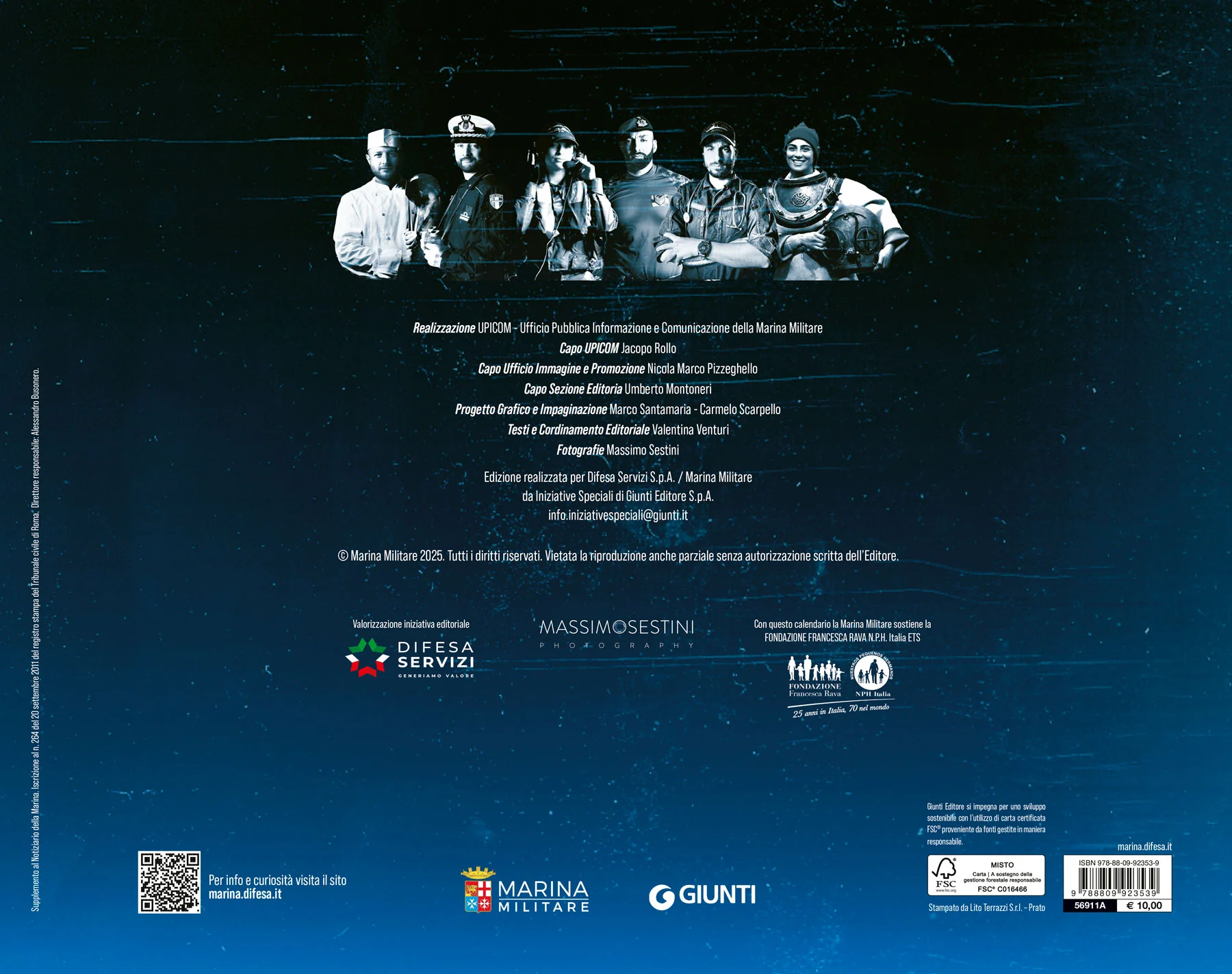 Calendario Marina Militare 2025 - da muro. Volti e sorrisi - Image 2