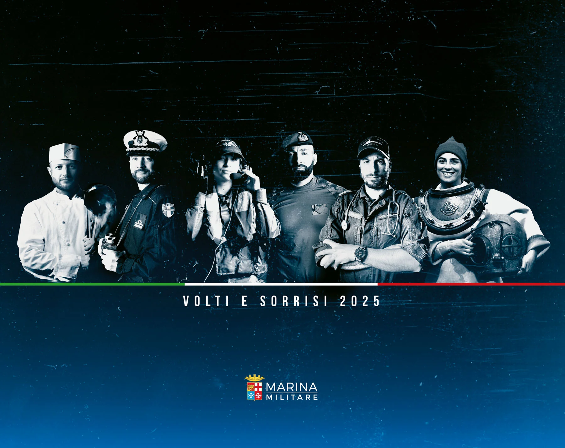 Calendario Marina Militare 2025 - da tavolo. Volti e sorrisi - Image 3