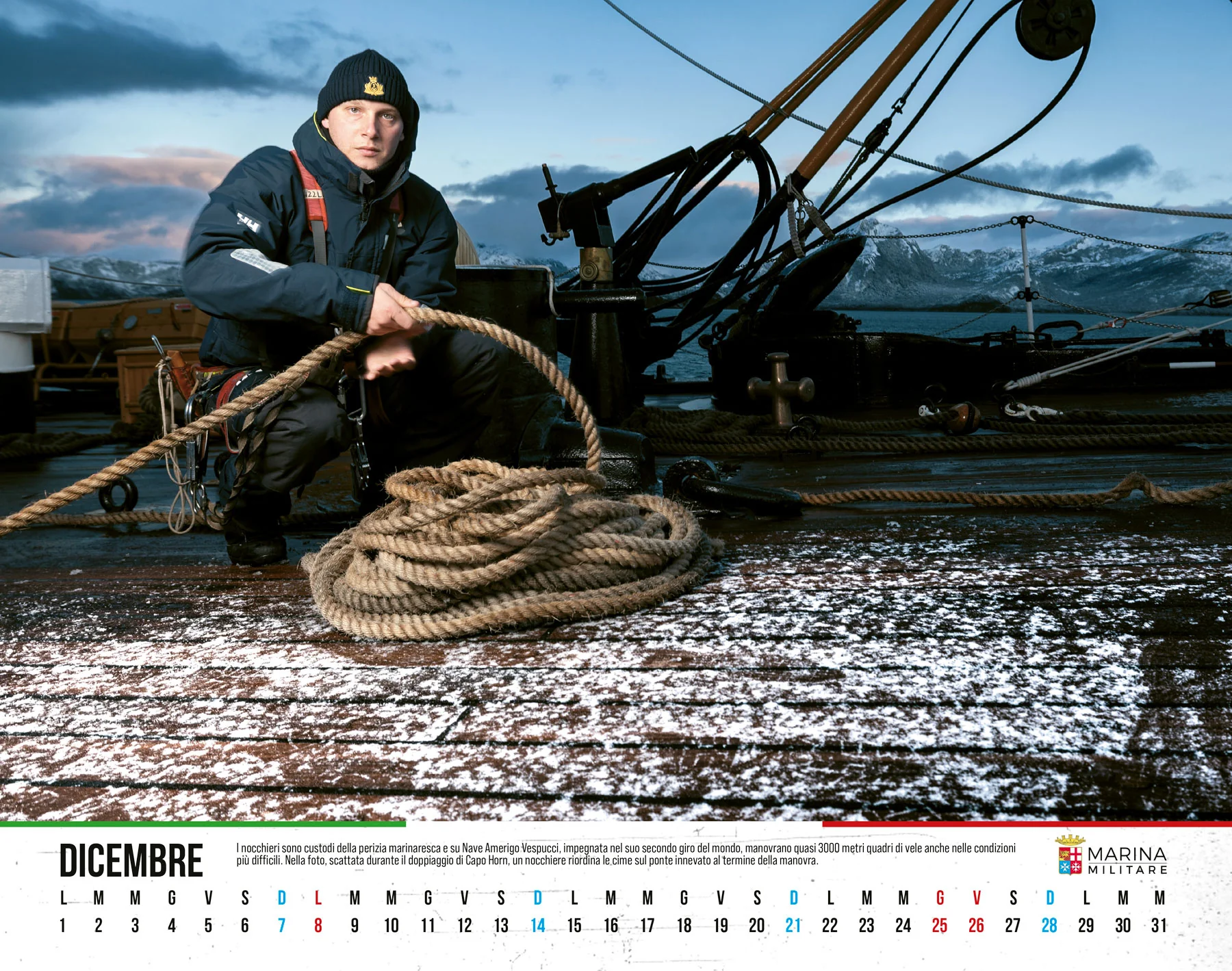 Calendario Marina Militare 2025 - da tavolo. Volti e sorrisi - Image 6