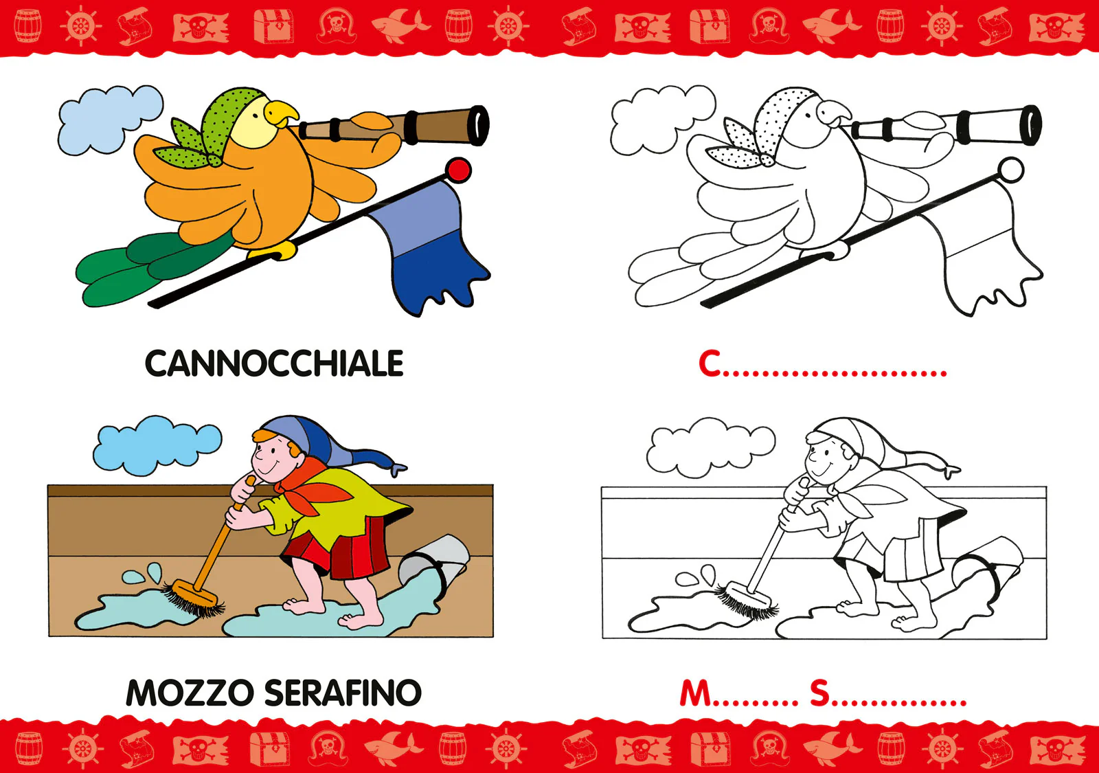 Colora e gioca con i pirati. Con stickers - Image 3