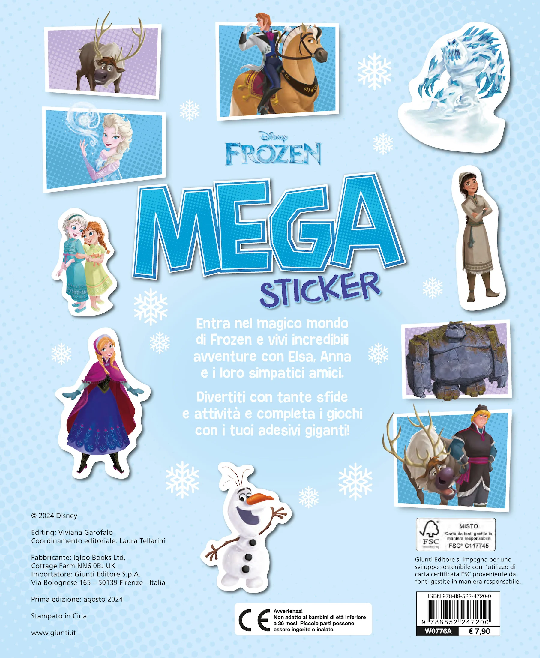Frozen Mega Sticker. Con tanti adesivi, giochi, attività - Image 2