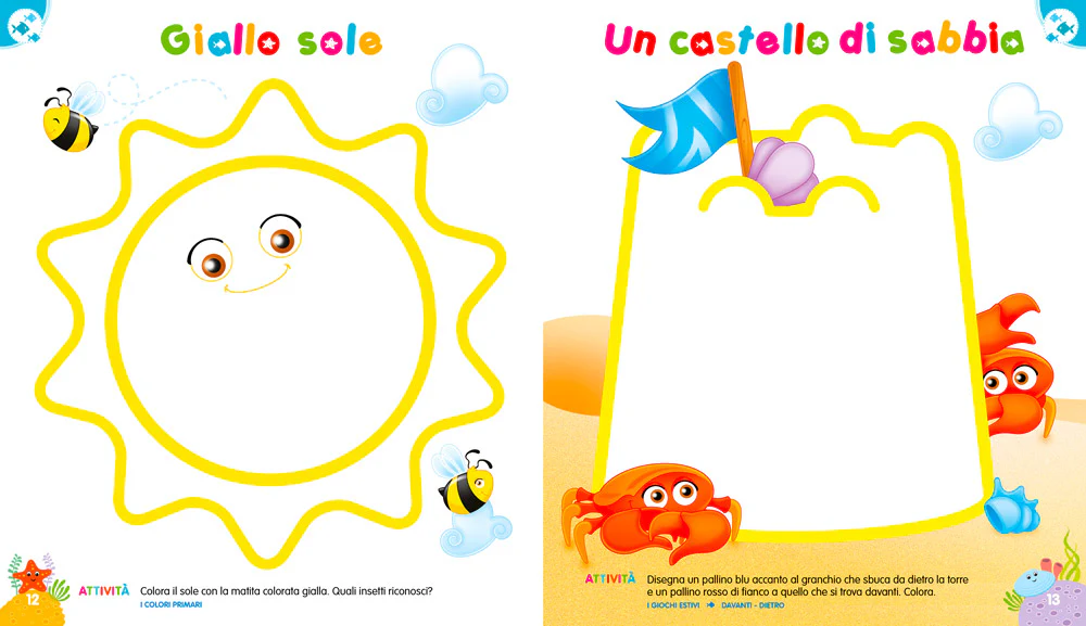 Gioco e imparo in vacanza 3/4 anni. Quaderno operativo per le vacanze estive - Image 3
