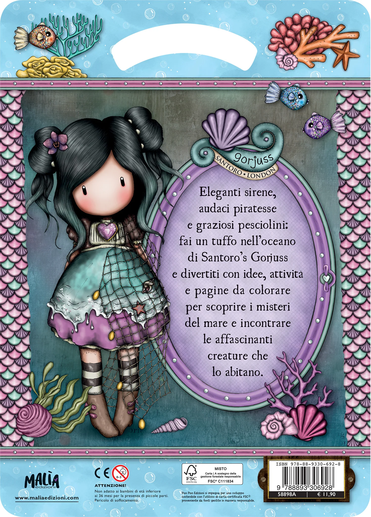 Gorjuss. Activity con gadget. Magiche sirene + Pochette Lilla - Image 2