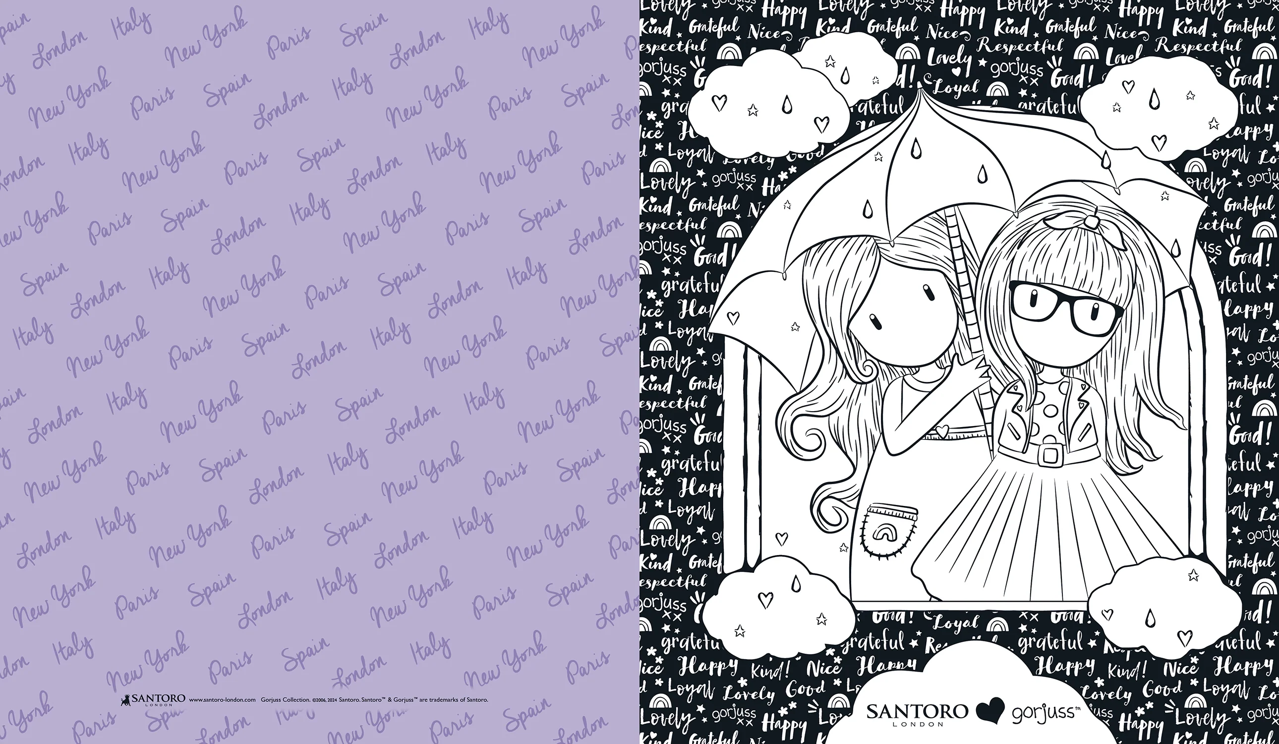 Gorjuss. Doodle Book + penne glitter - Image 3