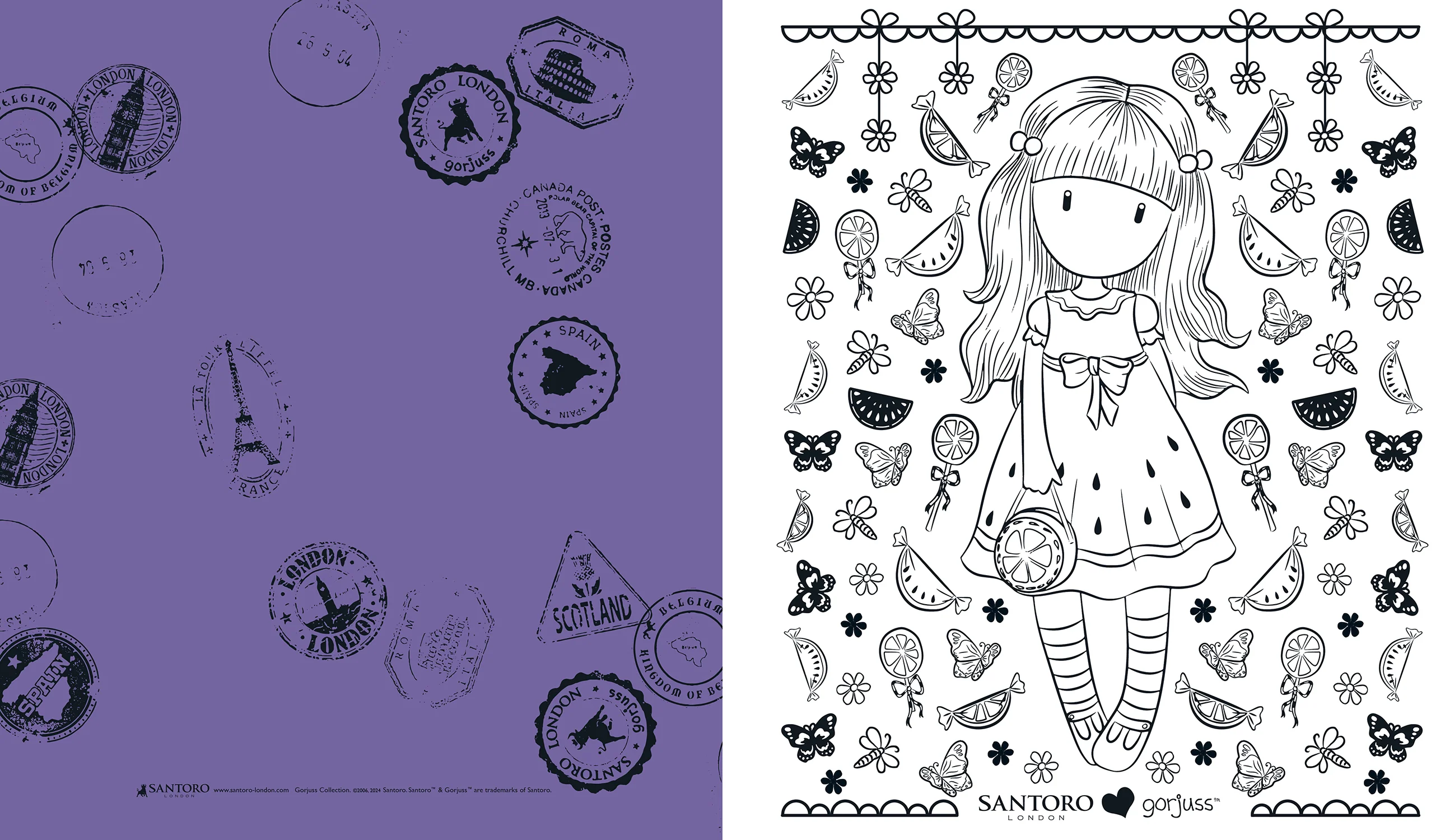 Gorjuss. Doodle Book + penne glitter - Image 4