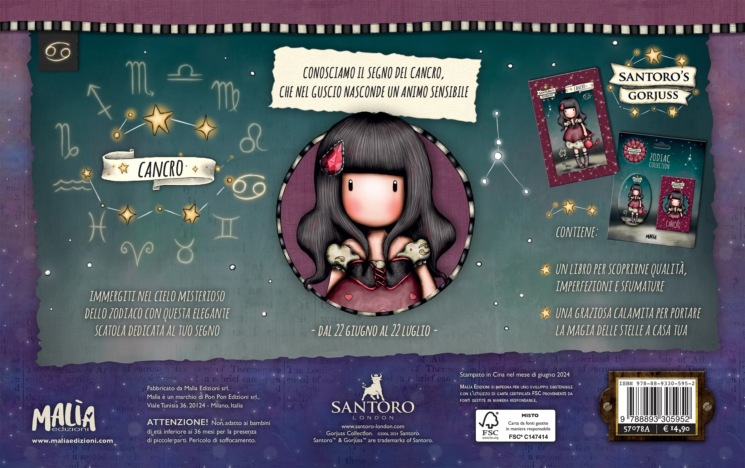 Gorjuss Zodiaco. Gift Box. Cancro - Image 2