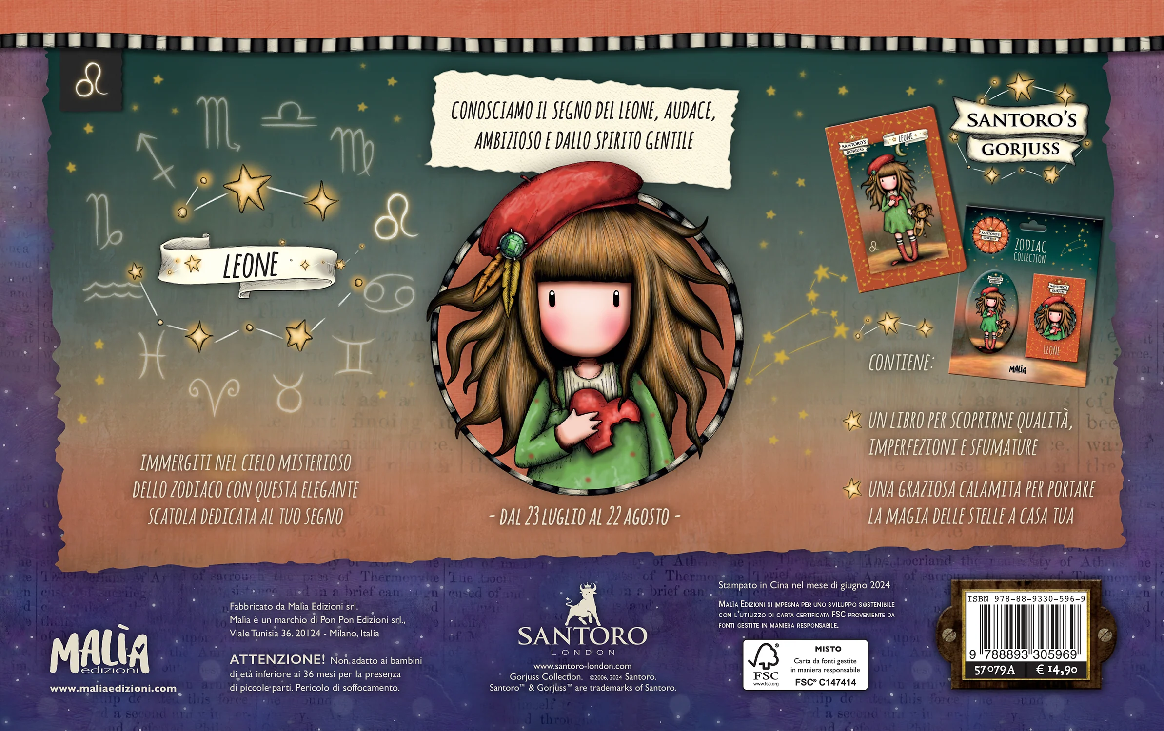Gorjuss Zodiaco. Gift Box. Leone - Image 2