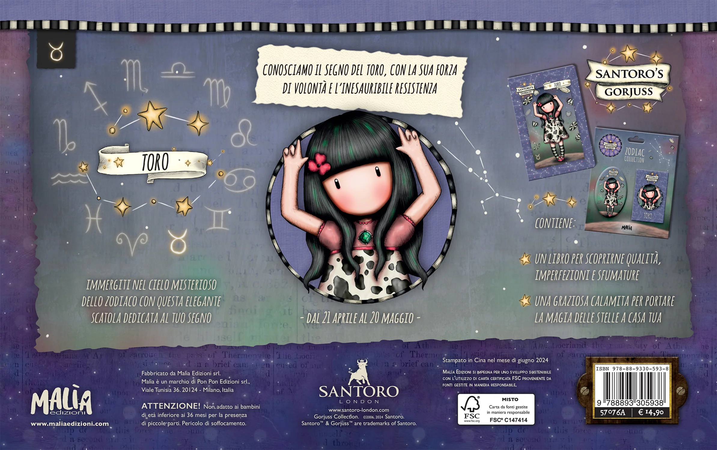 Gorjuss Zodiaco. Gift Box. Toro - Image 2