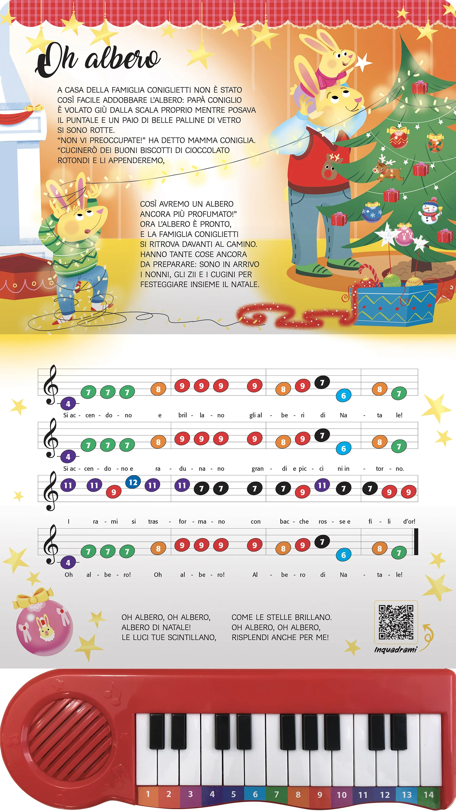 Il libro pianoforte di Natale. Con 8 famose canzoncine da leggere, cantare e suonare! - Image 3