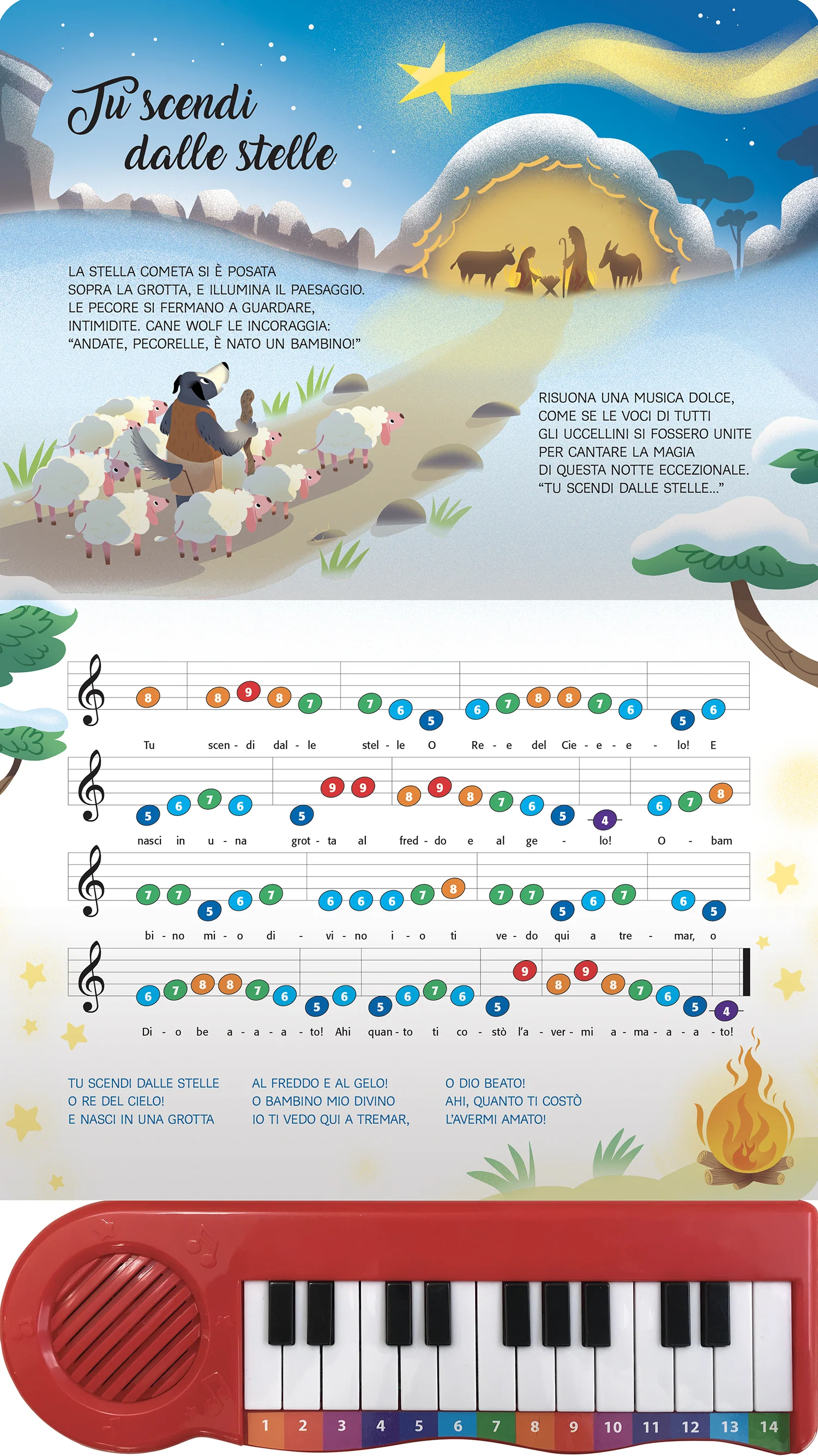 Il libro pianoforte di Natale. Con 8 famose canzoncine da leggere, cantare e suonare! - Image 4