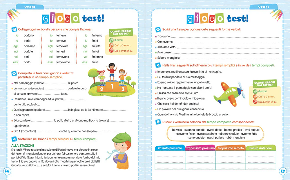 Imparo i verbi. Tante attività e giochi per non sbagliare più! - Image 2