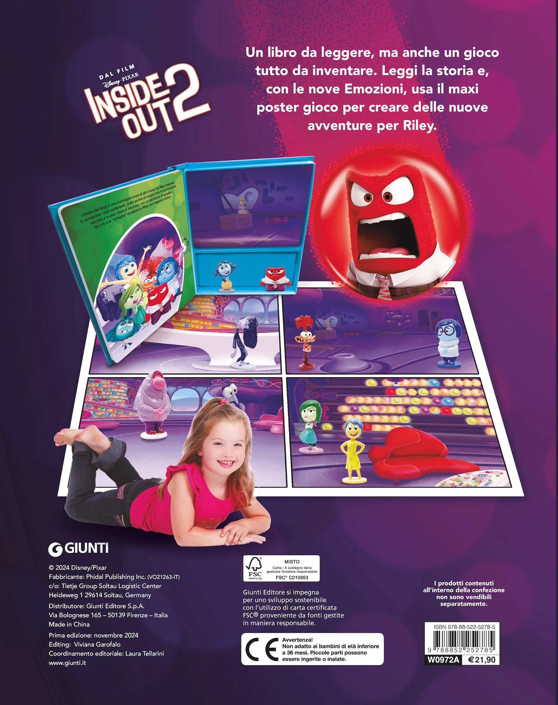 Inside Out 2 Maxi Box. Con le 9 emozioni 3d, un libro e un maxi poster gioco - Image 2