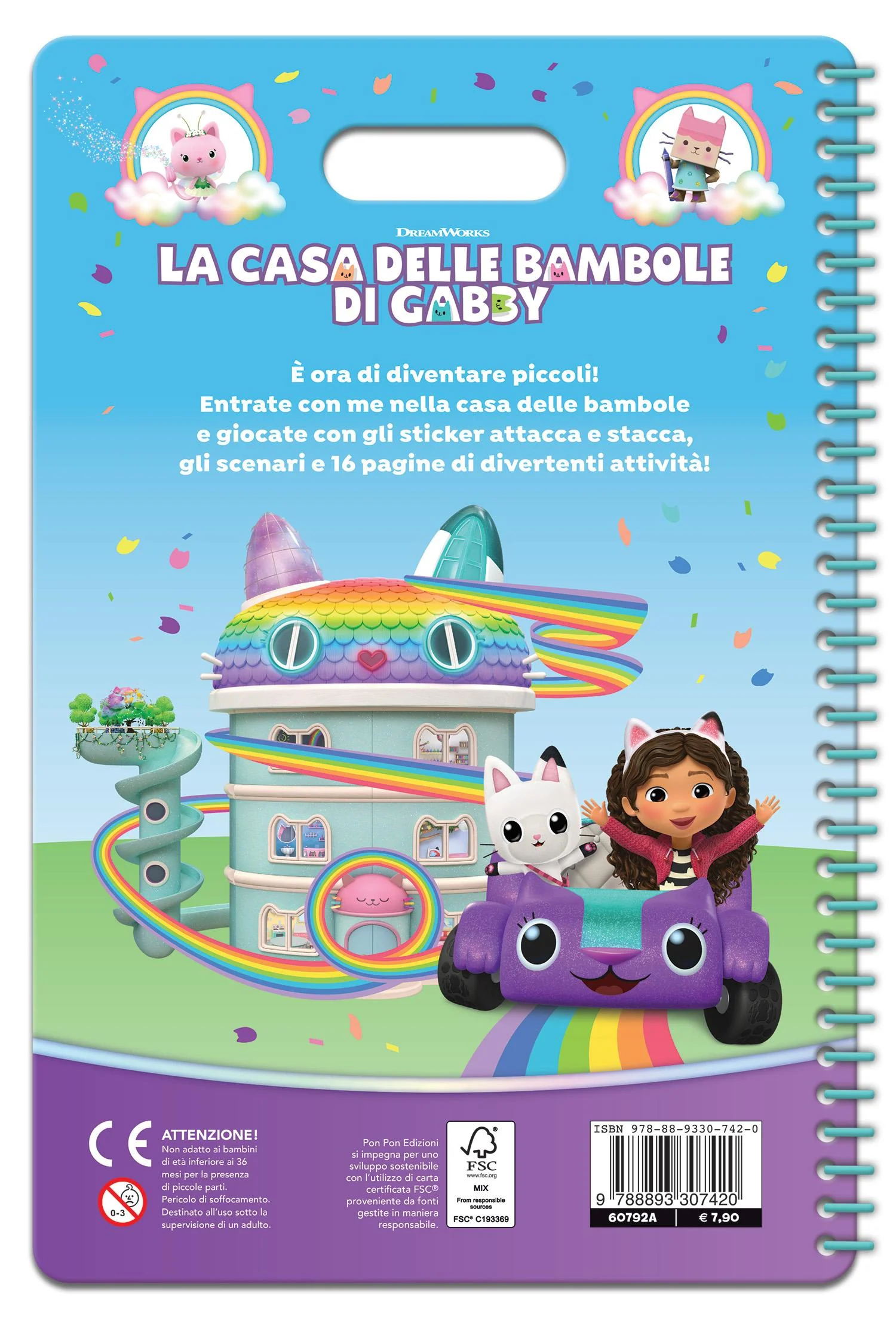 La Casa delle Bambole di Gabby. Puffy sticker. Una casa zampastica - Image 2