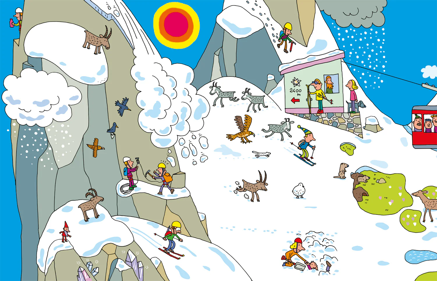 La montagna. Con più di 100 adesivi! - Image 4