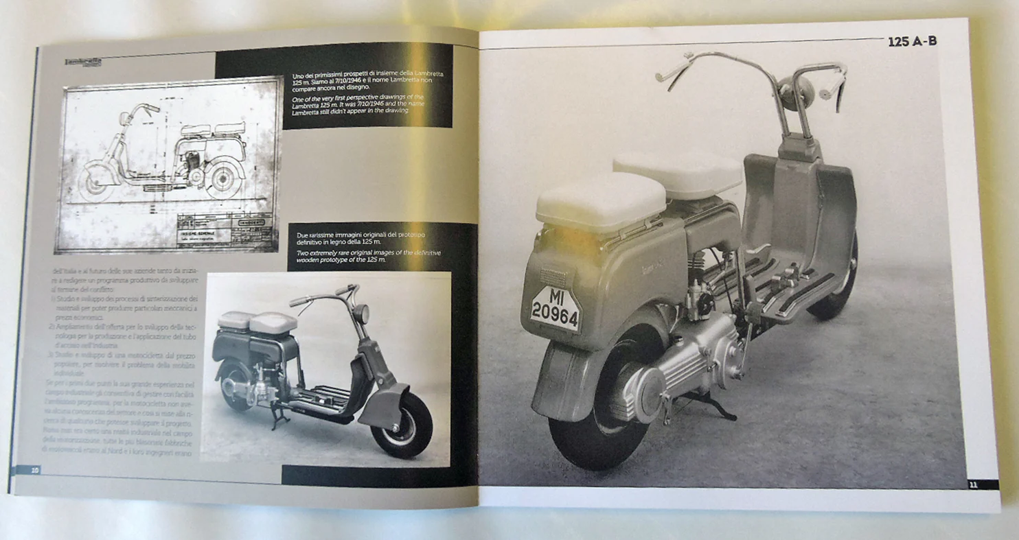 LAMBRETTA 125 A-B. Storia, modelli e documenti/History, models and documents (Ediz. bilingue italiano/inglese ) - Image 2