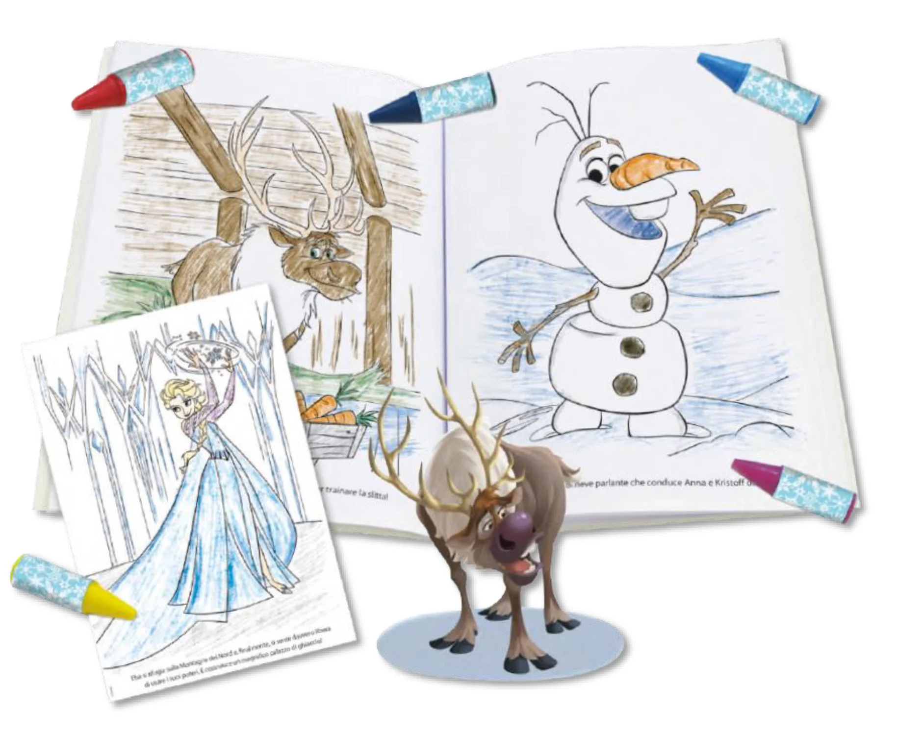 Libro Pastello Frozen. 12 mini pastelli per colorare! - Image 3