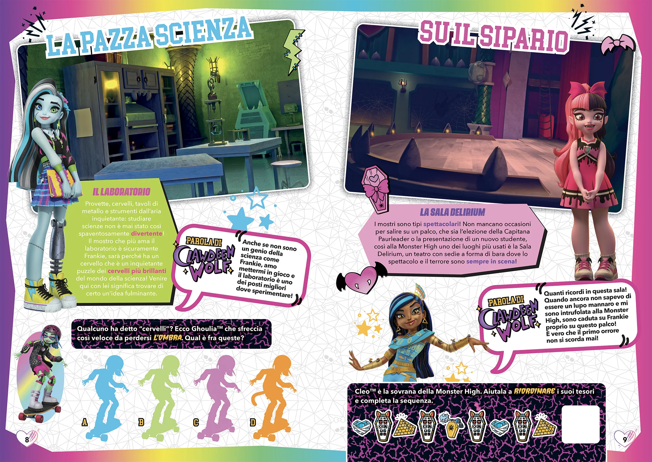 Monster High. Scenari sticker. Un college da brividi! - Image 3