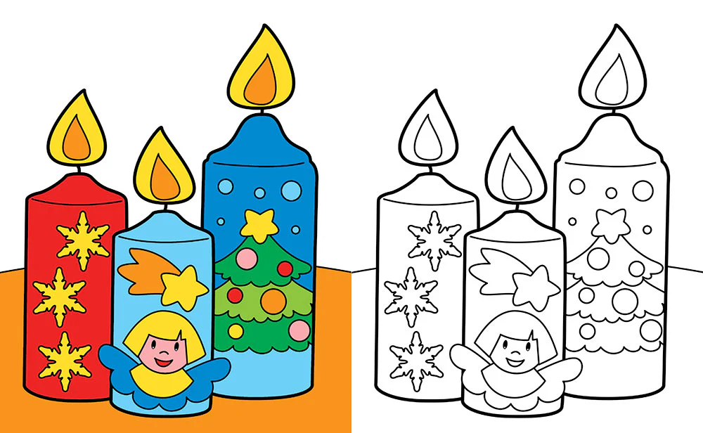 Natale da colorare. Alberi di Natale - Personaggi natalizi - Regali - Addobbi e... - 144 pagine di puro divertimento! - Image 4