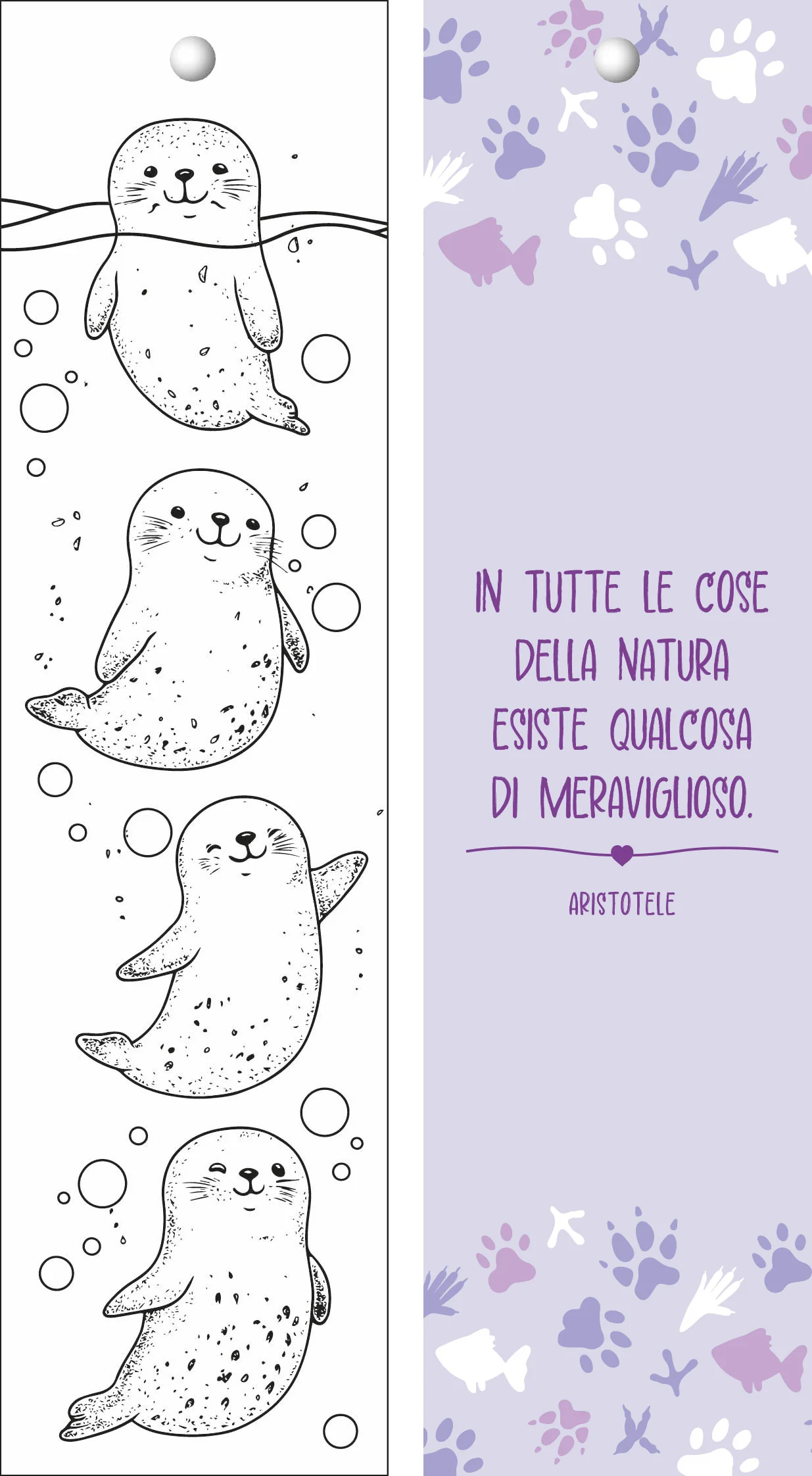 Segnalibro da Colorare Cuccioli - Image 3