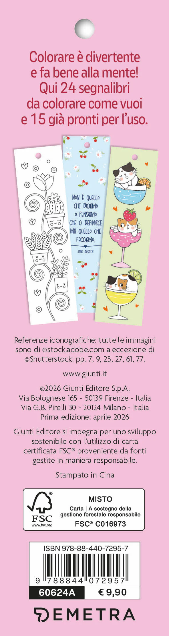 Segnalibro da colorare Kawaii - Image 2