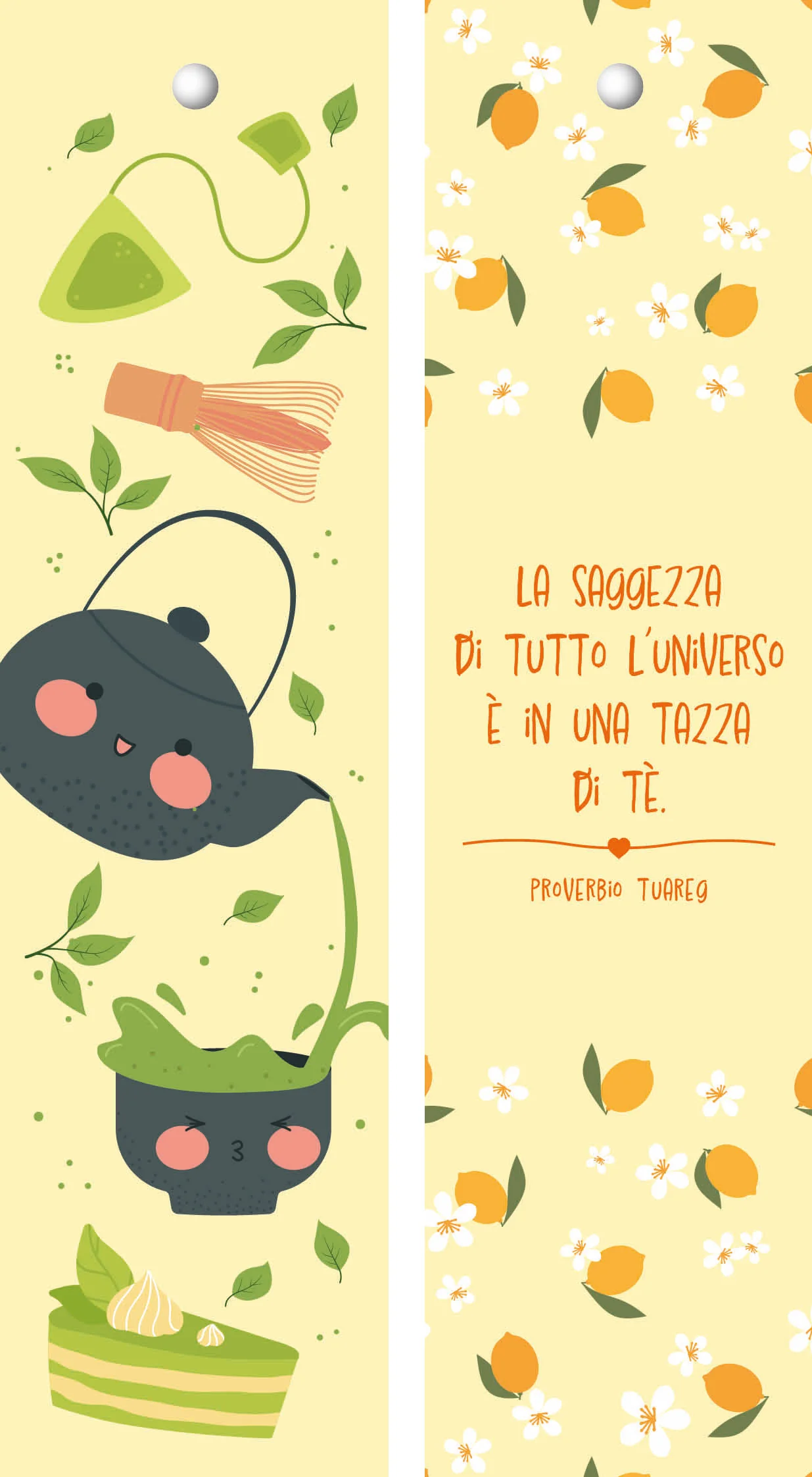 Segnalibro da colorare Kawaii - Image 4