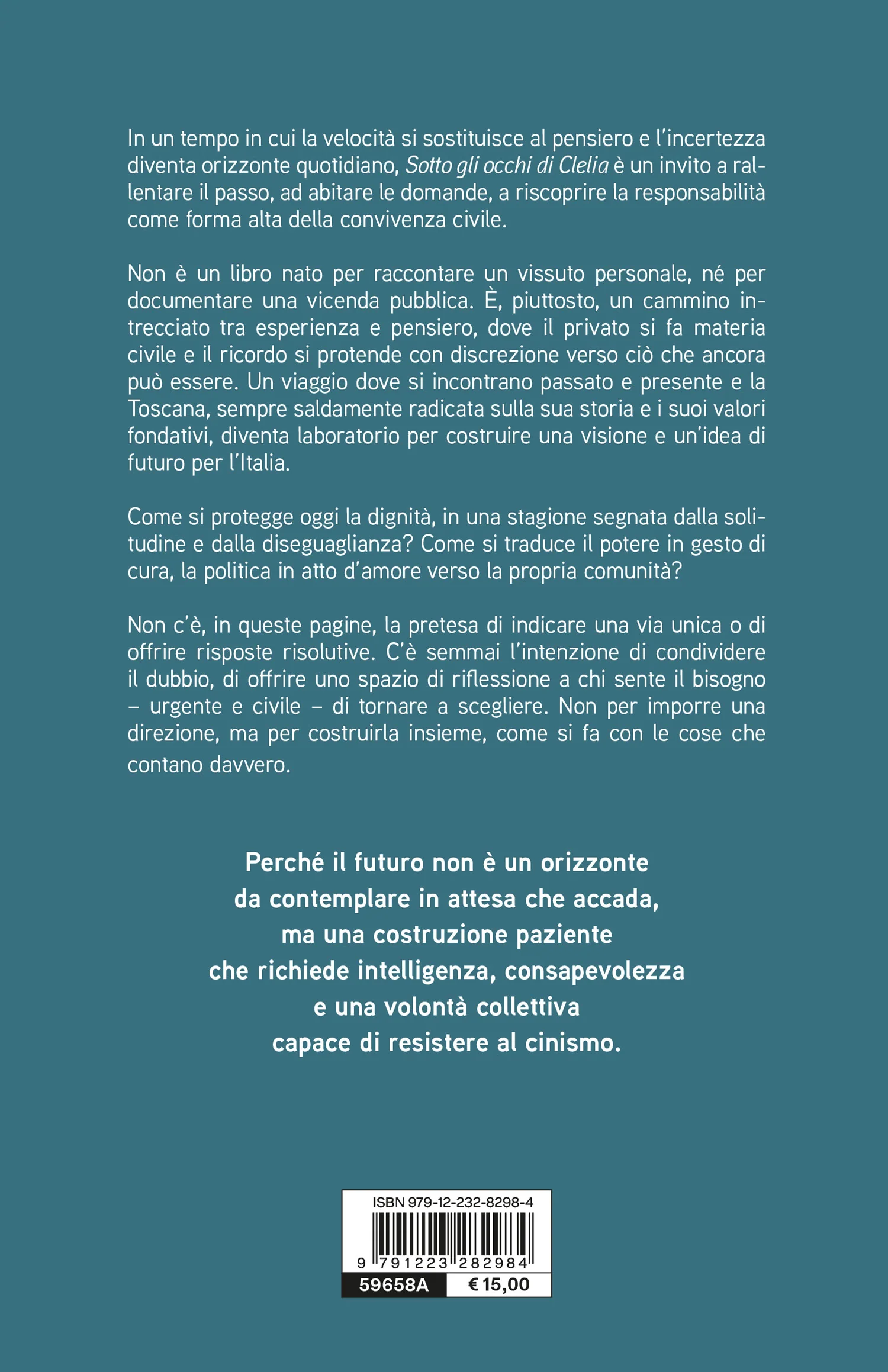 Sotto gli occhi di Clelia. Dalla Toscana un'idea di futuro per l'Italia - Image 2