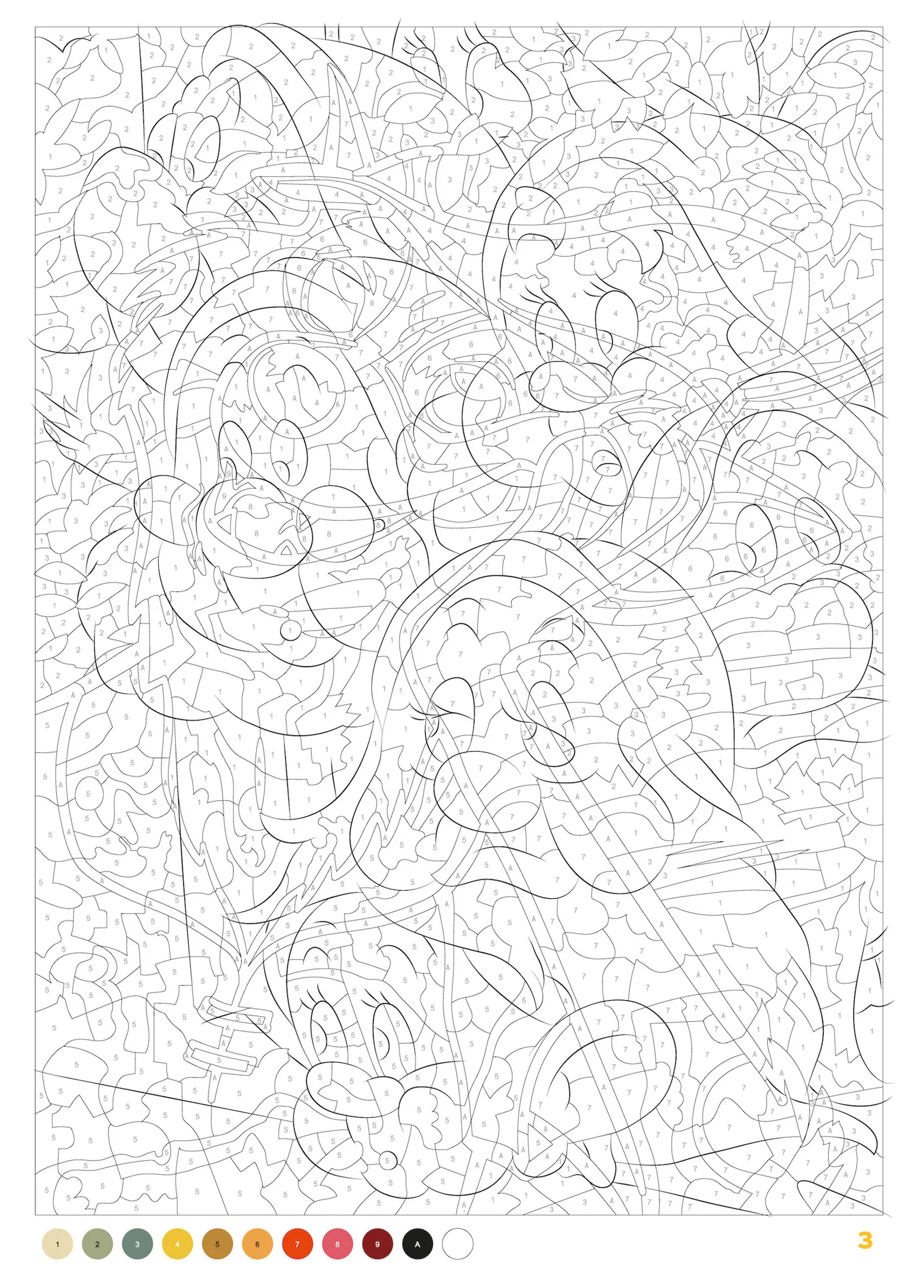 STITCH Ritratti Colori Misteriosi. Arteterapia Libro da colorare per adulti - Image 4