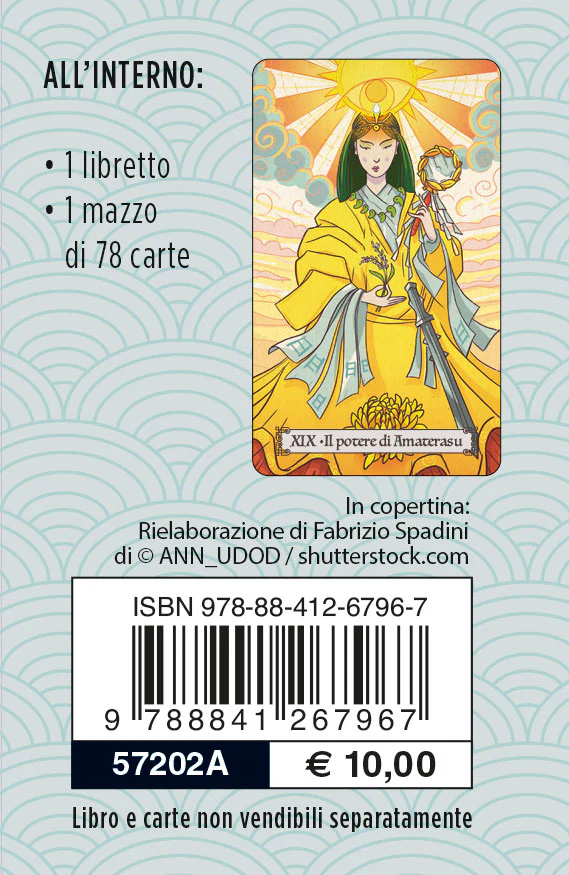 Tarocchi giapponesi. Formato mini (4,4 x 7,4 cm). Con 78 Carte - Image 2