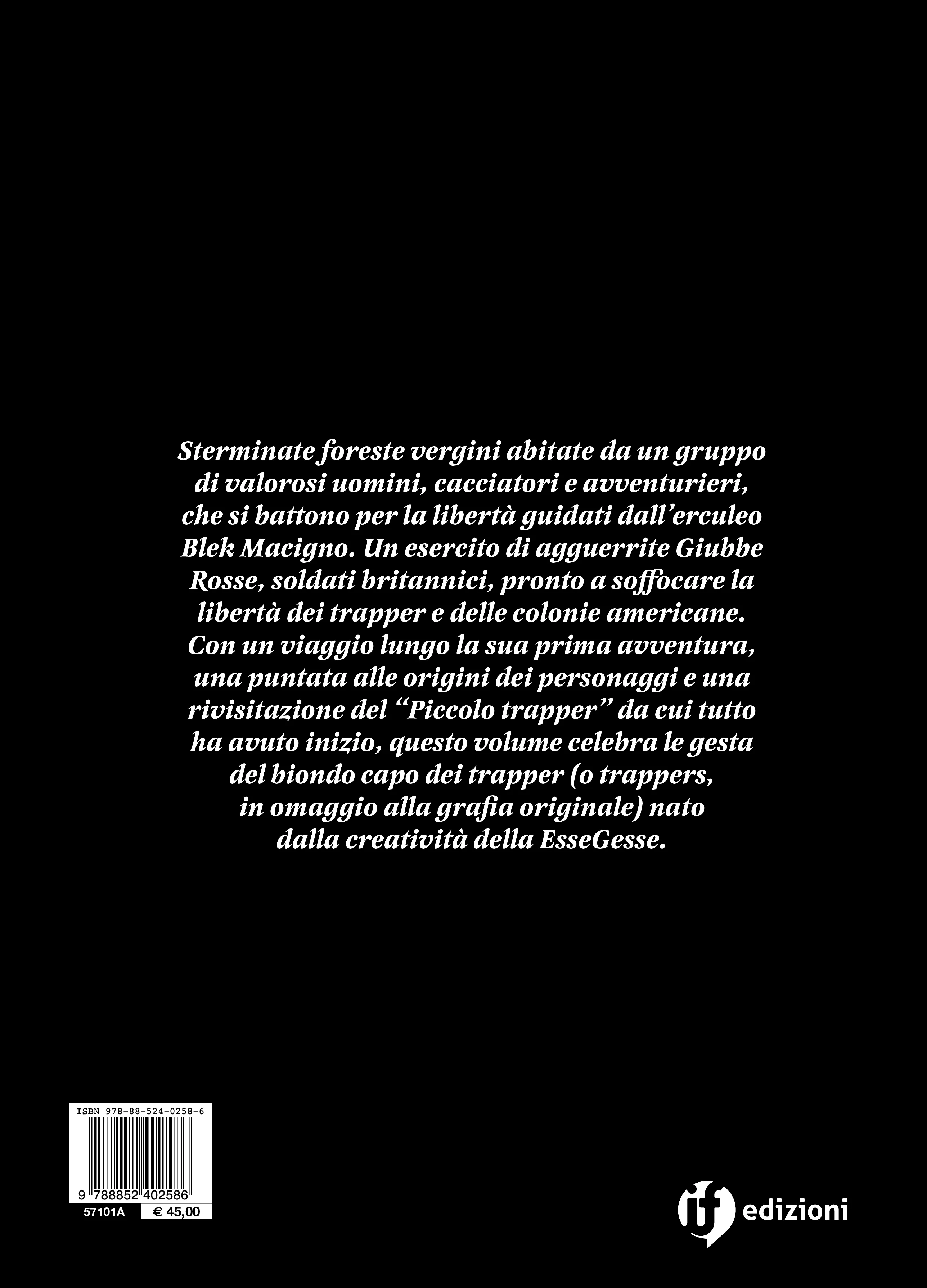 TRAPPERS ALLA RISCOSSA. Le origini di Blek Macigno - Image 2